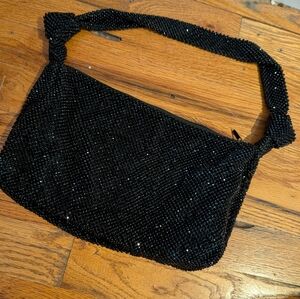 Forever 21 Elegant‎ Black Beaded Women's Bag